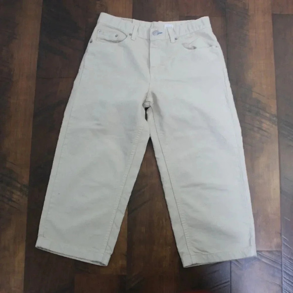 Levi's vintage 577loose fit kahki clam diggers size 8 - Picture 2 of 14